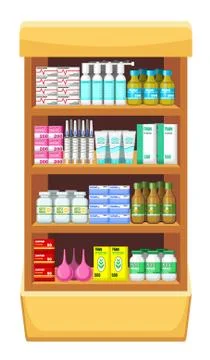 Pharmacy, medicine.vector illustration Stock Illustration