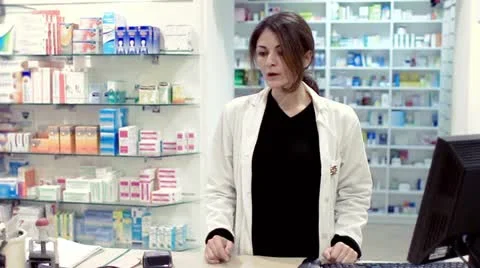 Pharmacy sequence 8 shot Stock Footage 21845859