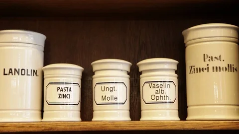 Pharmacy shelf 02 Stock Footage 92995034