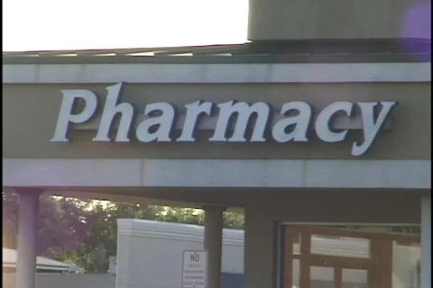 Pharmacy Sign Stock Footage 298139