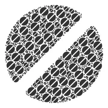 Pharmacy Tablet Icon Shape Stock Illustration