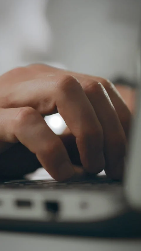 Pharmacy technician utilizes skills while working on laptop in healthcare se Stock Footage 331677699