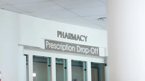 PHARMACY WINDOW Stock Footage 128269056