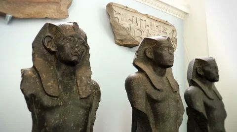 Pharoahs and hieroglyphics Video stock 48336350