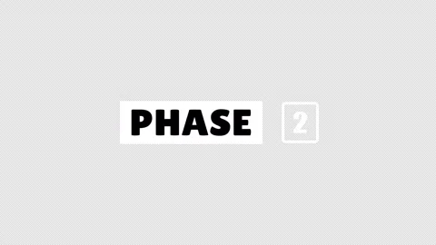 Phase 1 to 4 Boxed Progress Animation Stock Footage 337080164
