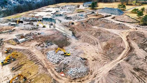 Phase - Demolition - Development Center - Syracuse, NY Stock-Fotos