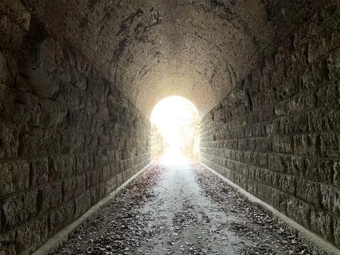 Phase: Light at the end of the tunnel Stock Photos