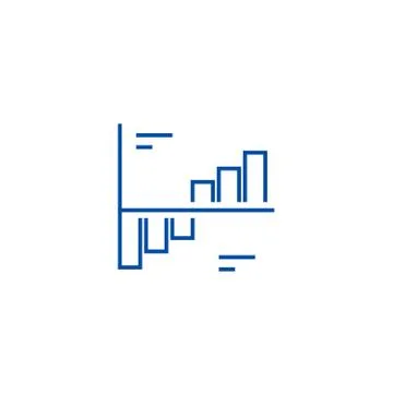 Phase plots line icon concept. Phase plots flat vector symbol, sign, outline Stock Illustration
