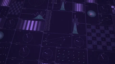 Phase-space-wigner-deck-violet-wide-perspective-loop Vidéo 343622065