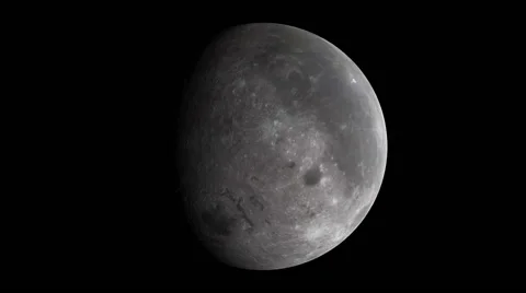 Phases of the Moon Stock Footage 55313627