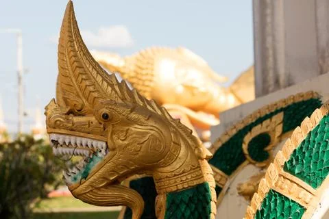Phat that luang Foto stock