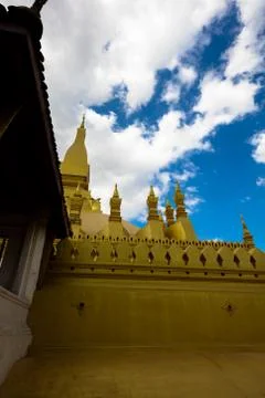 Phat that luang Foto stock
