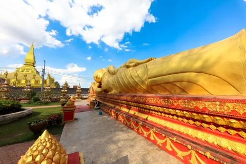 Phat that luang Stock Photos