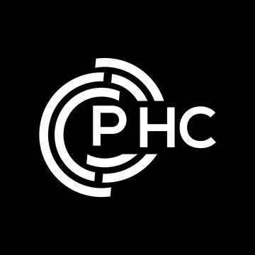 PHC letter logo design. PHC monogram initials letter logo concept. PHC letter 스톡 일러스트