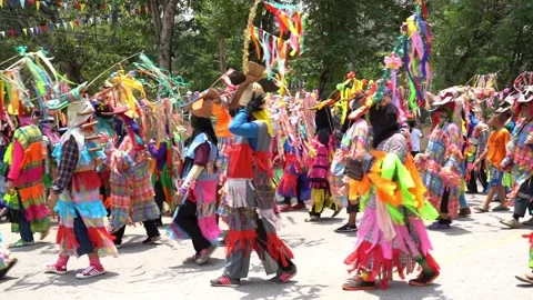 Phee Khan Nam Tradition Stock Footage 221253008