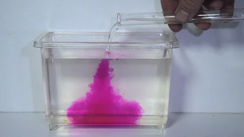 Phenolphtalein indicator magic. Stock Footage 90187945