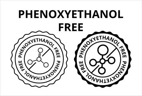 Phenoxyethanol free. Vector logo illustration. Stock Illustration