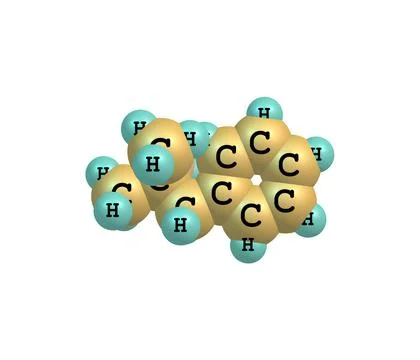 Phentermine molecule isolated on white Stock Illustration