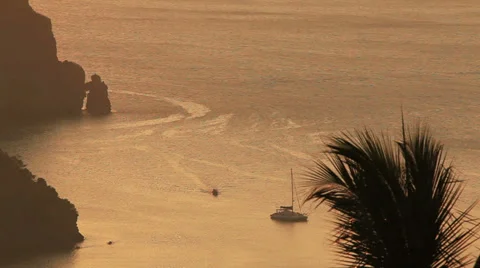 Phi Phi Boat Sunset  動画素材 37661168