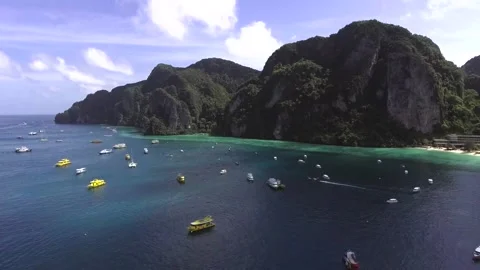 Phi-Phi Island Aerial View 스톡 동영상 138651657