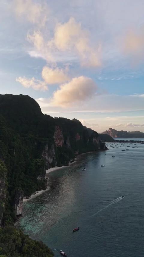 PHI PHI Island Stock Footage 345011812