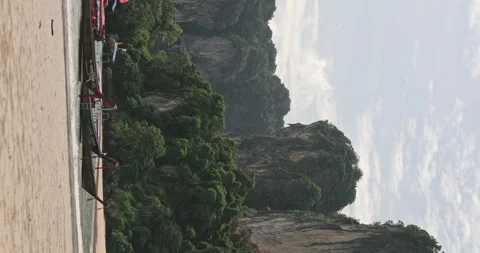 Phi Phi island Railay beach Krabi province Thailand Maya Bay. Stock Footage 157275259
