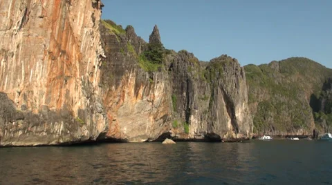 Phi Phi islands &amp; maya bay Stock Footage 34590225