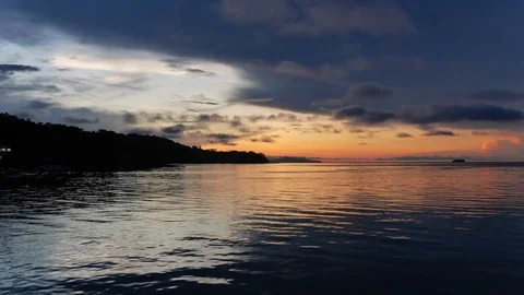 Phi Phi morning senset timelapse Stock Footage 101270024