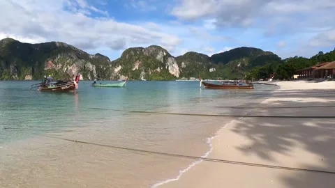 Phi Phi sea view Thailand, mountain view Stock-Footage 155077521