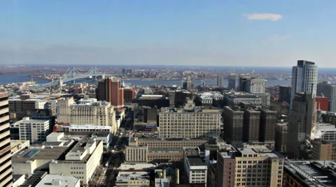Philadelphia From Above Video stock 35825946