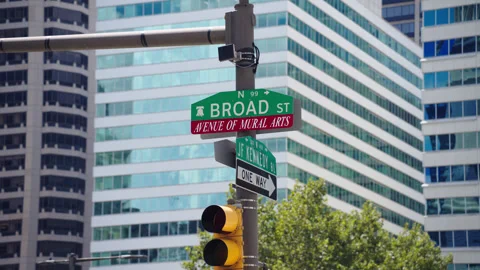 Philadelphia Broad St 2 Stock Footage 276850574