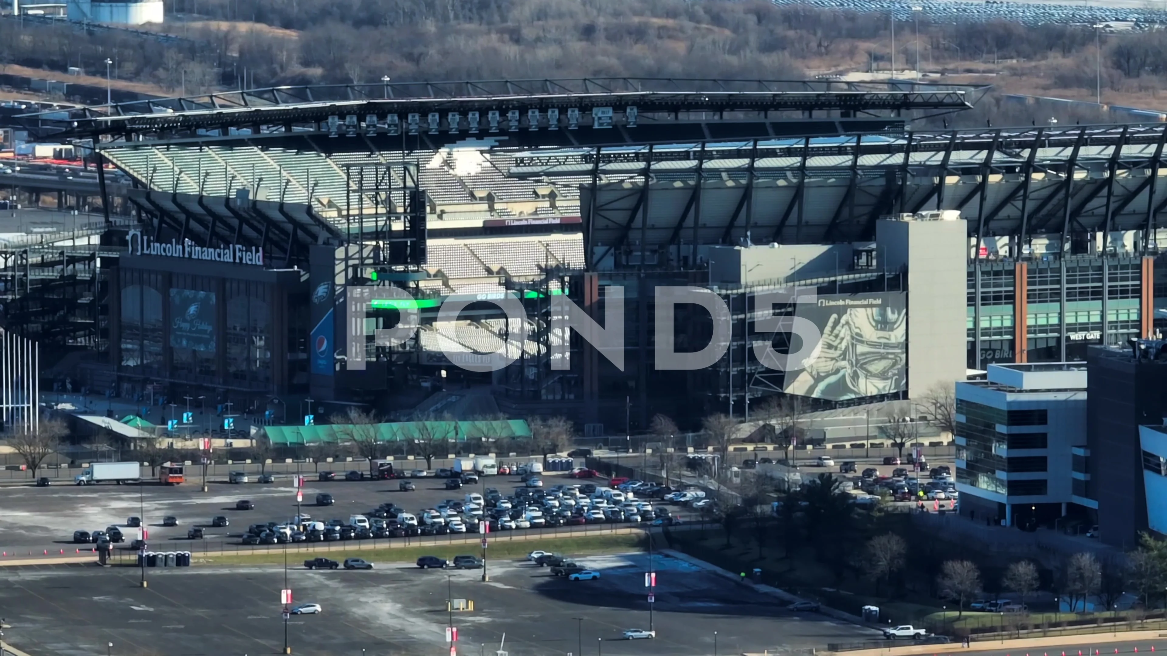 Philadelphia Eagles Exterior at Lincoln Financial Field Panoramic Poster