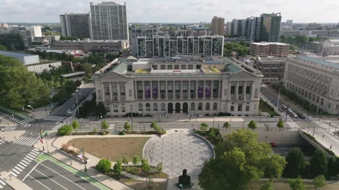 Philadelphia Library 1 Stock Footage 276848484