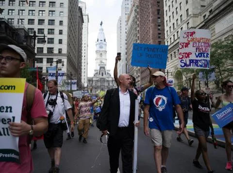 Philadelphia Protest Stock Photos