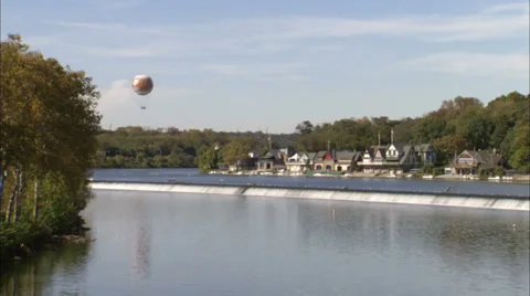 Philadelphia Schuylkill River Stock Footage 28142445