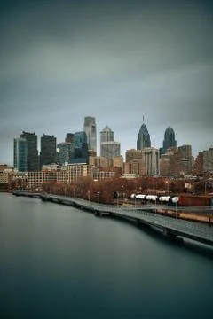 Philadelphia Skyline Stock Photos