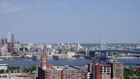 Philadelphia total view Video stock 176316963