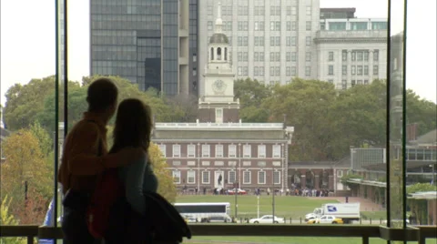 Philadelphia's Independence Hall 2 Stock Footage 28128059