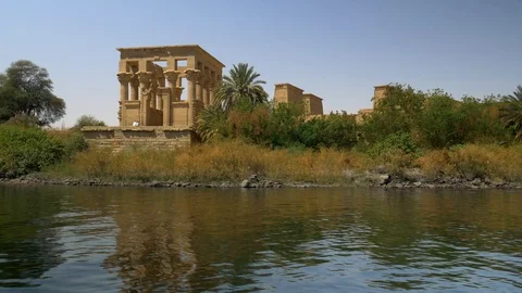Philae temple, Aswan Stock Footage 87980401