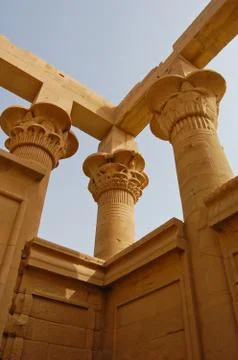 Philae temple, egypt Stock Photos