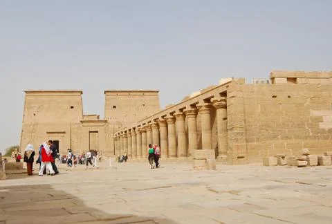 Philae temple, egypt Stock Photos