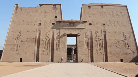 Philae Temple Front Gate Egypt 動画素材 38513767