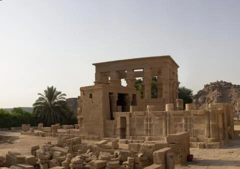 Philae temple quadrangular Stock Photos