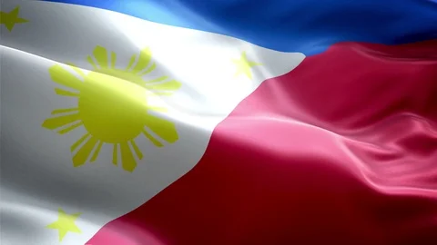 Philipines Flag Stock Footage 116393780
