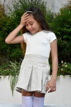 A Philippina Female Memory Problems 스톡 사진