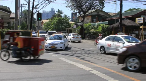 Philippine Cebu traffic Stock Footage 43798423