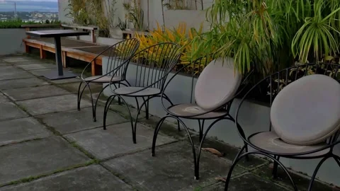 A Philippine commercial establishment typifying the trend toward open-air Stock Footage 171193431