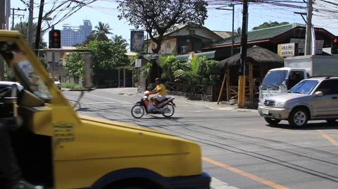 Philippine crossroad Stock Footage 43799913
