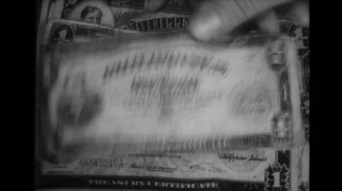 Philippine currency being stacked Stock Footage 37595292