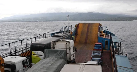 Philippine Ferry Stock Footage 125357716